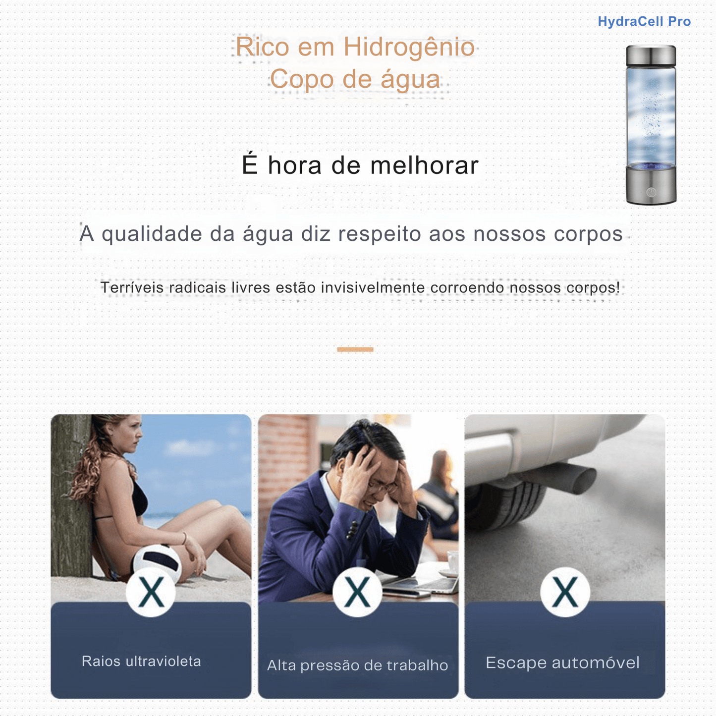 Garrafa: HydraCell Pro – Seu novo ritual de saúde e vitalidade!