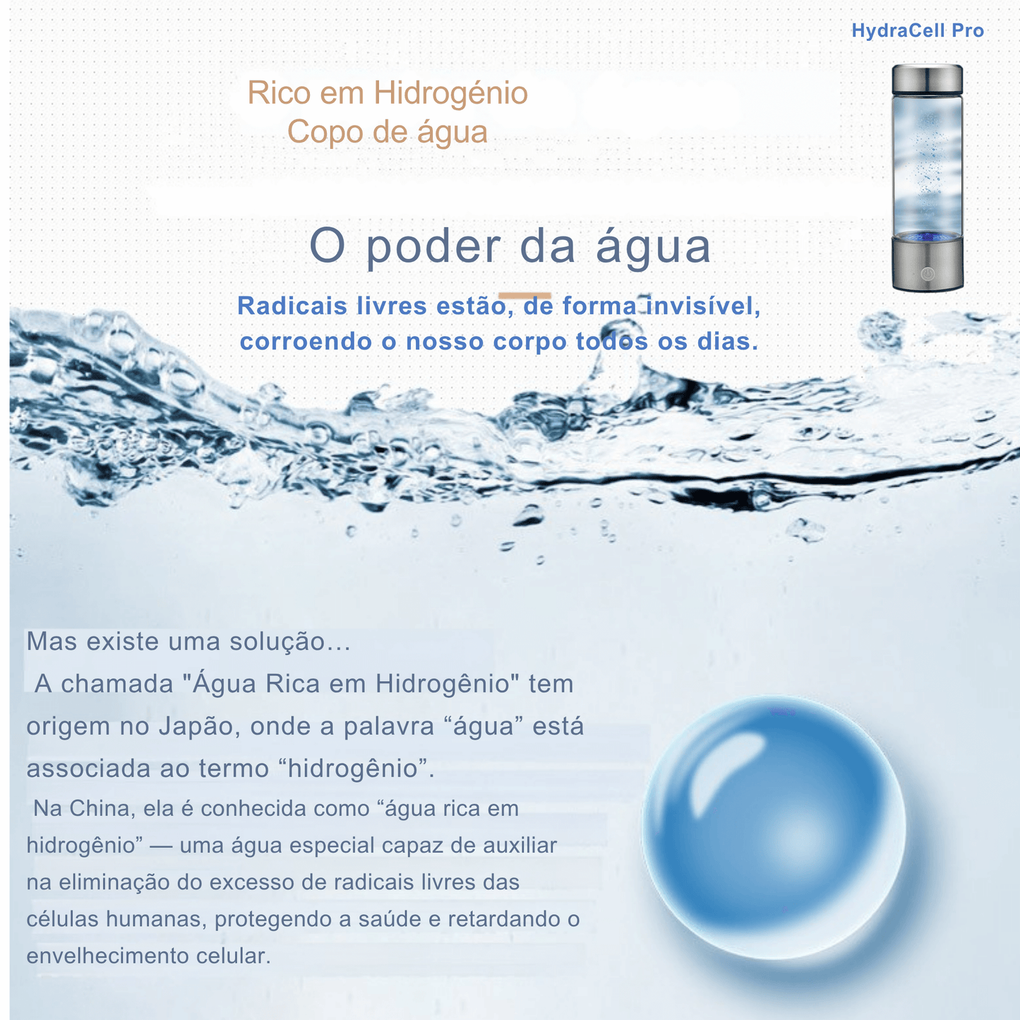 Garrafa: HydraCell Pro – Seu novo ritual de saúde e vitalidade!